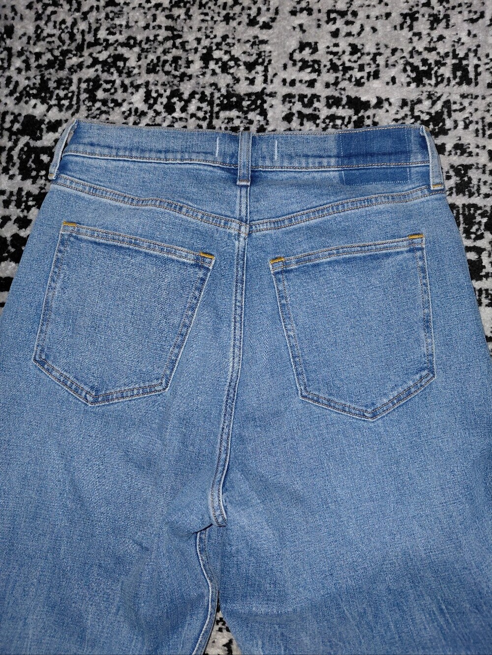 Abercrombie & Fitch Curve Love Ultra High Rise Ankle Straight Jeans Size 28 CC - Picture 11 of 12